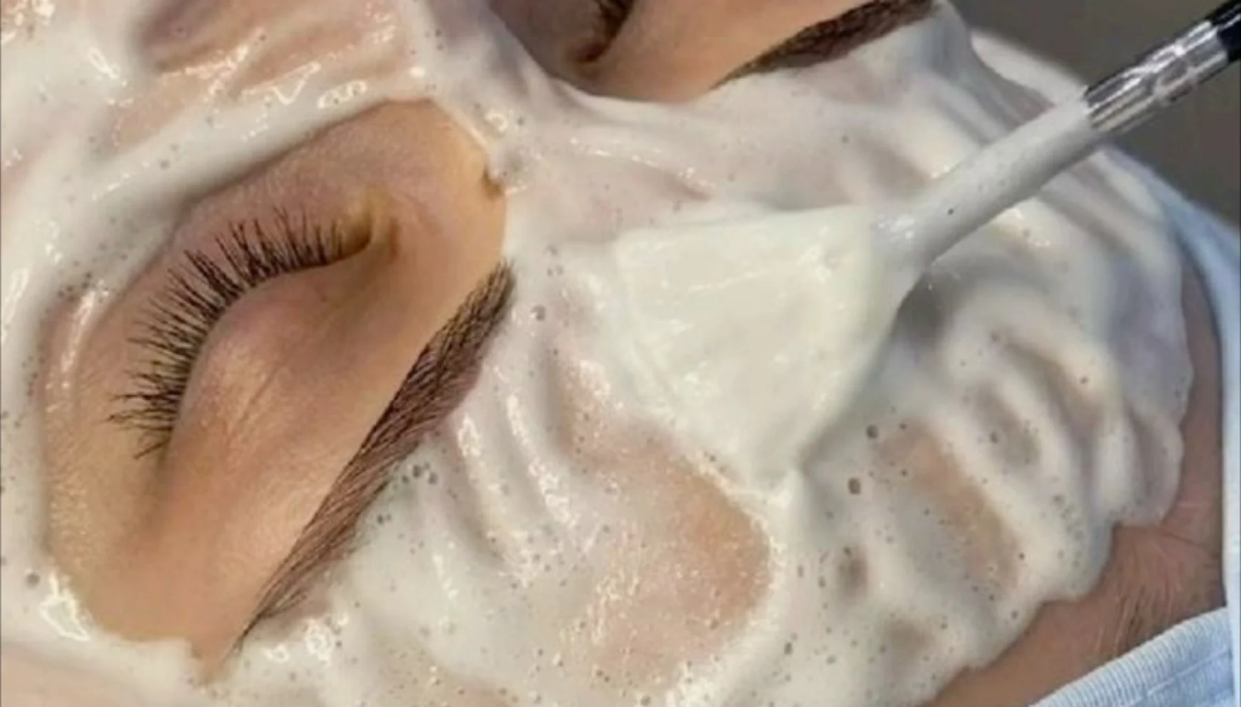 Foam cleansing ritual